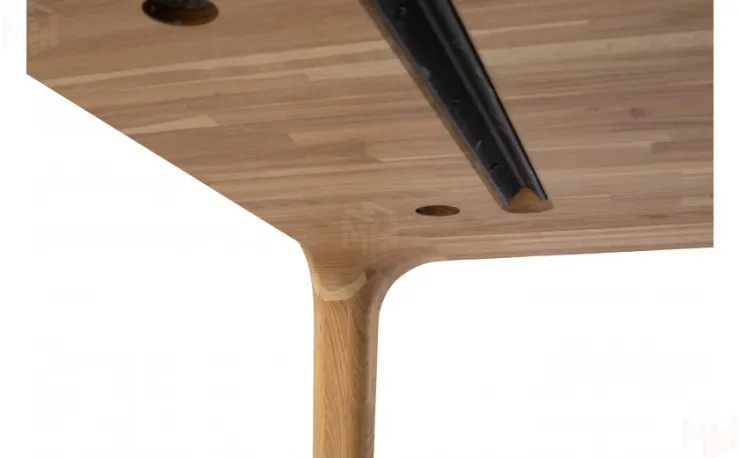 Стол деревянный из массива дуба Соул 180 Дуб натуральный