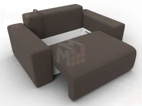 Кресло Лига-036 НПБ ( Амур коричневый )