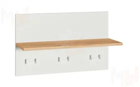 Вешалка  Октава белый шагрень 15.14.01