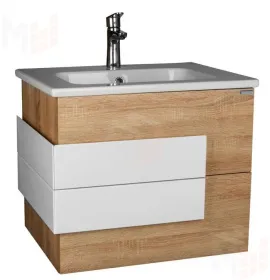 Тумба подвесная под умывальник "Эйфория 60 Best" В2 Домино