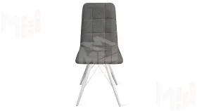 Стул Аспен К3 Белый матовый, Велюр Duna Steel