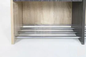 Прихожая Гретта 1 Ясень Черный/Дуб Сонома