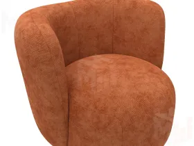 Кресло Лига-072 ( шеннил CRUZ 60 терракотовый )