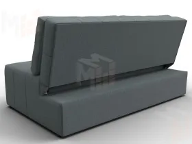 Диван прямой Лига-107 (160) ( Амур 07 серый )