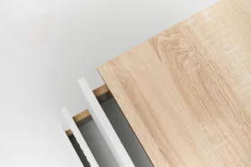 Комод Копенгаген (дуб сонома/белый матовый)