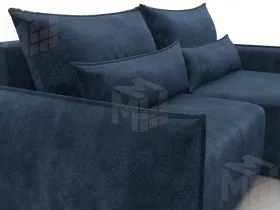 Диван угловой Лига-051 НПБ угол универсальный ( TOWER 13 синий )