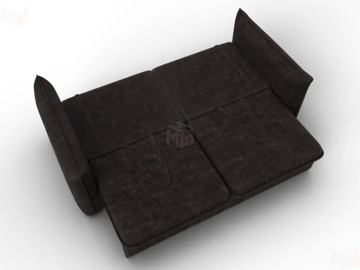 Диван прямой Лига-100 НПБ ( BRUT 17 коричневый )