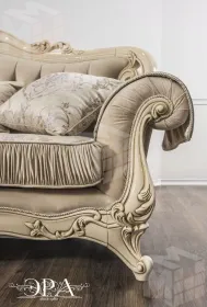 Диван Мона Лиза 3х местный крем