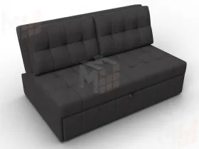 Диван прямой Лига-107 (140) ( JOLY 08 коричневый )