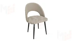 Стул Гэтсби К1К Черный муар, Велюр Confetti Smoke