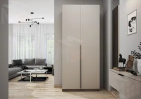 Шкаф 2-х створчатый со штангой Бохо ШК-001