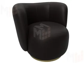 Кресло Лига-072 ( экокожа GRIFON 12 коричневый )