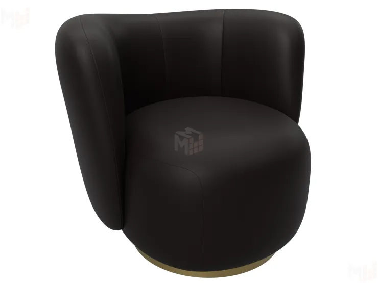 Кресло Лига-072 ( экокожа GRIFON 12 коричневый )