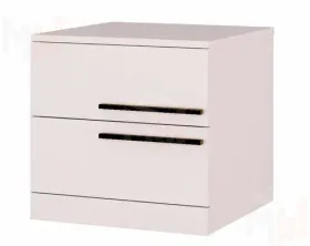 Тумба прикроватная Николь 32 Кашемир/Ручки-черные матовые