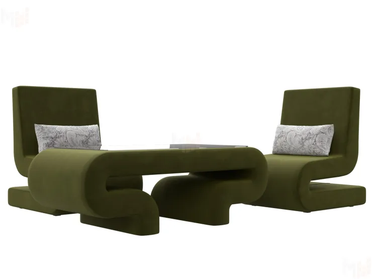 Набор Волна-3 (стол, 2 кресла)