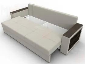 Диван прямой Дубай Лайт ( Амур 02 бежевый )
