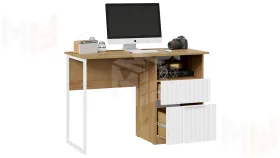 Стол письменный Хилтон Тип 1 - 404.005.000 Белый матовый