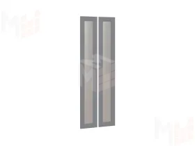 2.06.14.380.4 МАКС комплект дверей 75 (с зеркалом) серый
