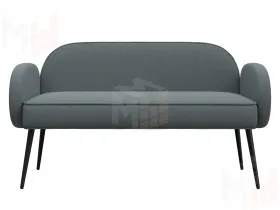 Диван прямой Лига-086 ( Амур 07 серый )