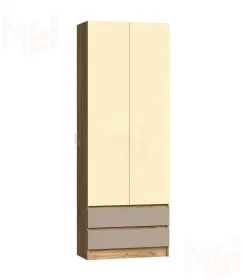 Шкаф Челси Color (глиняный серый/слоновая кость)