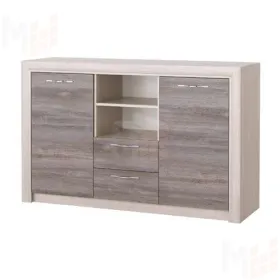 Комод Октава 2С2Я (дуб клабхаус серый)