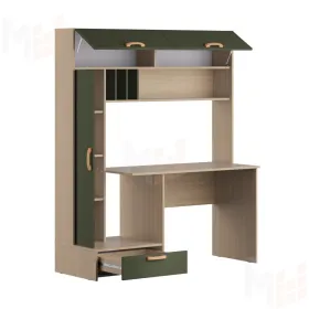 Стол письменный Лайт 03.243 H Плэйн, Дымчатый зелёный