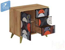 Комод Фьюжн КМ-002 крафт золотой/Vinil