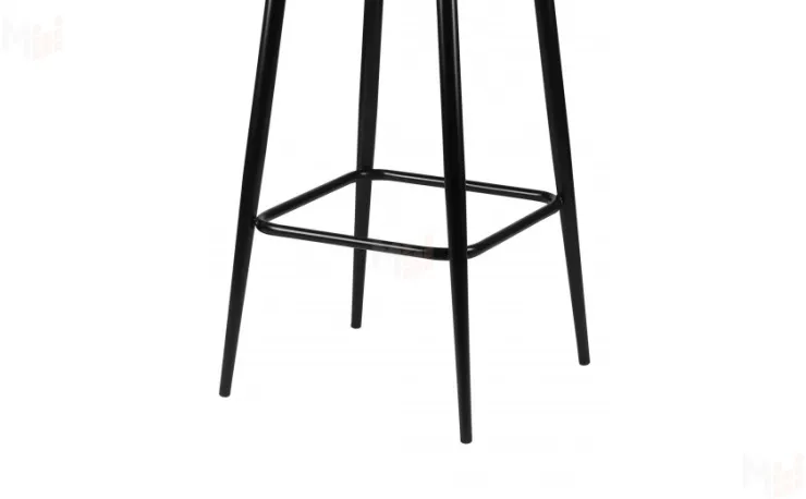 Барное поворотное кресло Барли К Confetti blue/черный