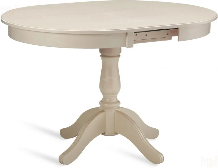 Стол деревянный раздвижной Вэлт D110 Слоновая кость