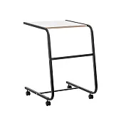 Стол подкатной Leset Айро (Чёрный/Шимо светлый)