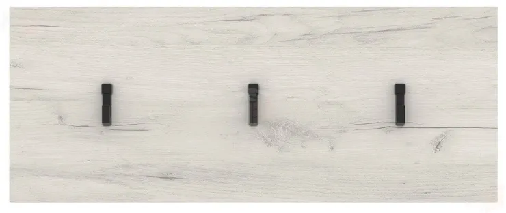 Панель с крючками ГРЕТТА  500  Дуб Крафт белый