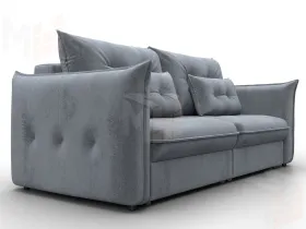 Диван прямой Лига-100 НПБ ( TOWER 10 серый )