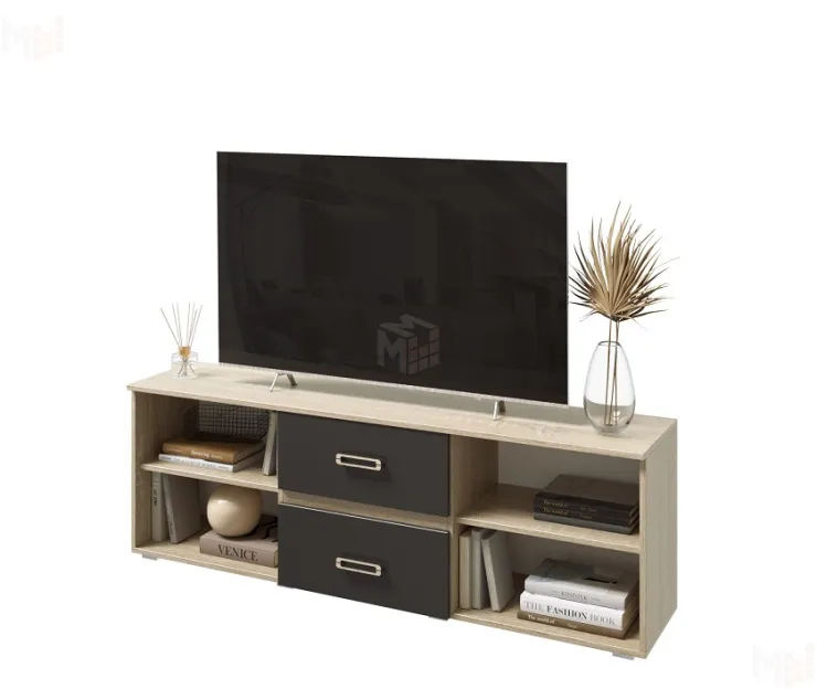 Тумба ТВ Ким (сонома/графит)