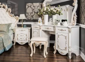 Спальня Флоренция 5-ств белый перламутр глянец