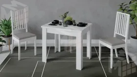 Стол раздвижной Промо тип 3 Белый