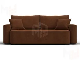 Диван прямой Лига-118 НПБ ( LAIM 14 терракотовый )