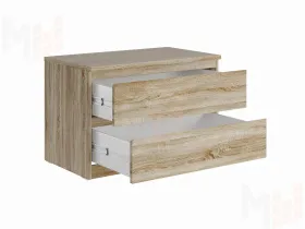 Комод Мальта 2 ящика (сонома)