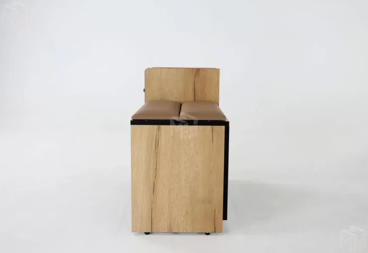 Тумба Ольга-Лофт 5 Дуб Крафт Золотой/Темно-Серый