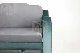 Диван Джонни-2 Лекко Теал/Лекко Графит