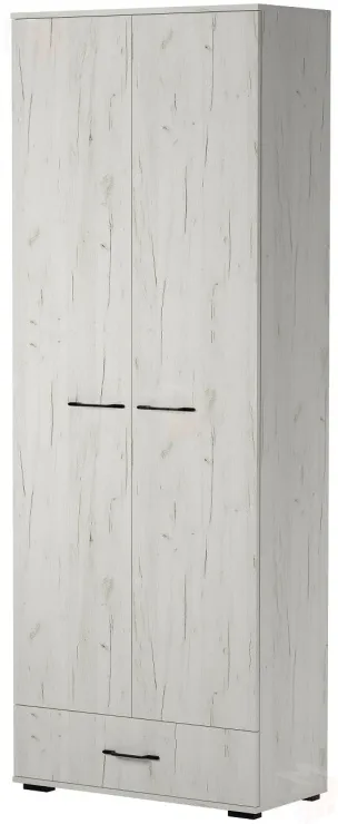 Шкаф с ящиком ИТАЛИЯ ШК1Я-800 Крафт белый