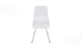 Стул Бруно (паук Т2) Бежевый муар, Кожзам Белый