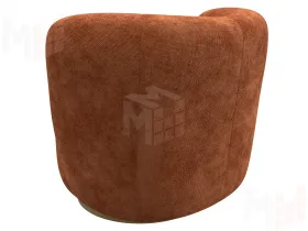 Кресло Лига-072 ( шеннил CRUZ 60 терракотовый )