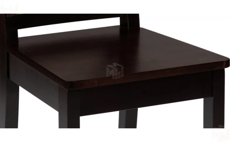 Стул деревянный с жестким сиденьем Бергольф Венге