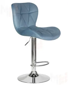 Стул барный DOBRIN BARNY (пудрово-голубой велюр (MJ9-74))