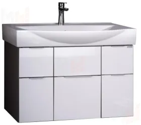 Тумба подвесная под умывальник "Элвис 85" Титан Домино