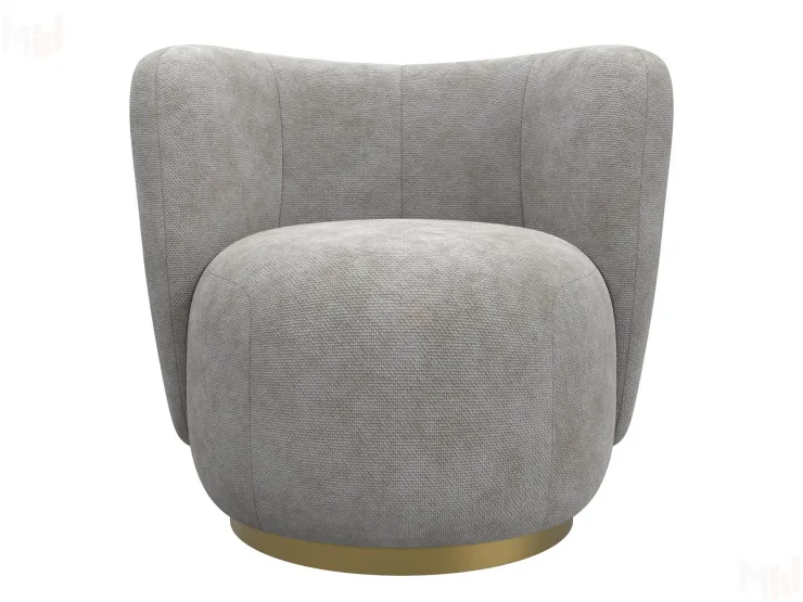 Кресло Лига-072 ( шеннил CRUZ 14 бежевый )