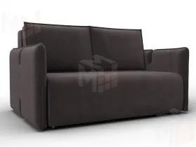 Диван прямой Лига-117 ( SEVEN 727 коричневый )