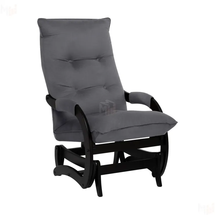 Кресло-маятник Leset Луно (Венге/V32 серый)