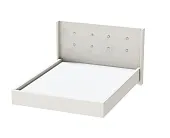 Кровать арт. 021 экокожа Sontex Milk (ЛН) 1400x2000