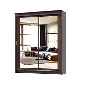 Шкаф-купе  2,0 м с зеркалом ОРИОН  Венге